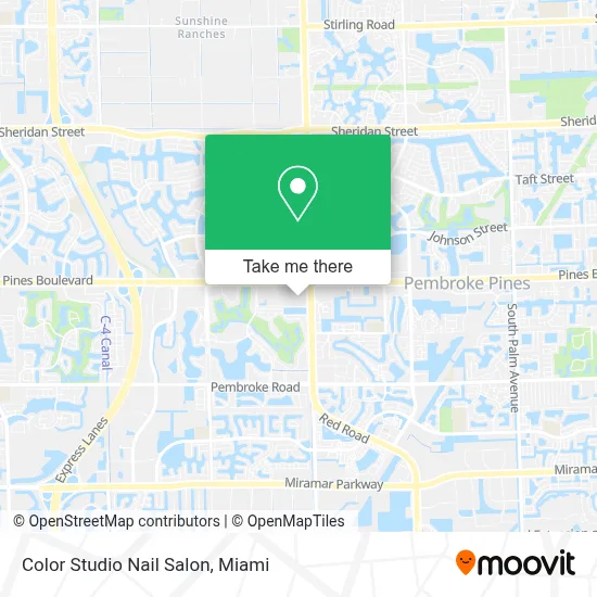 Color Studio Nail Salon map