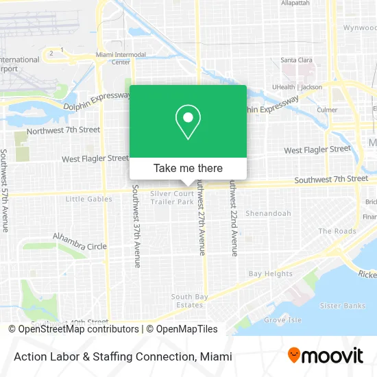 Action Labor & Staffing Connection map