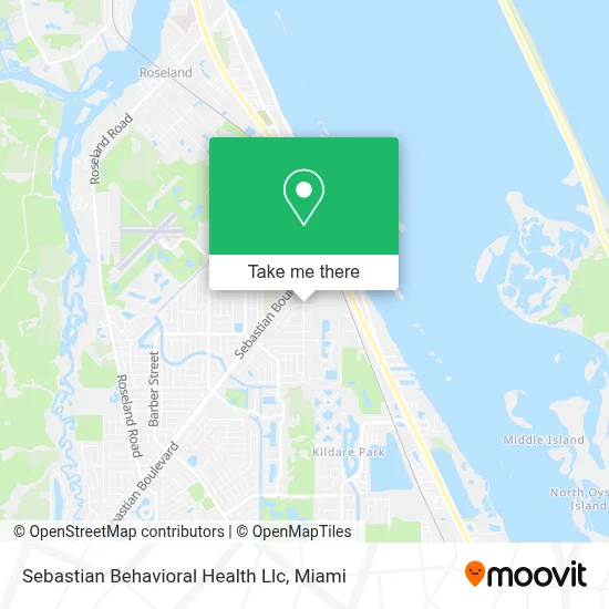 Sebastian Behavioral Health Llc map