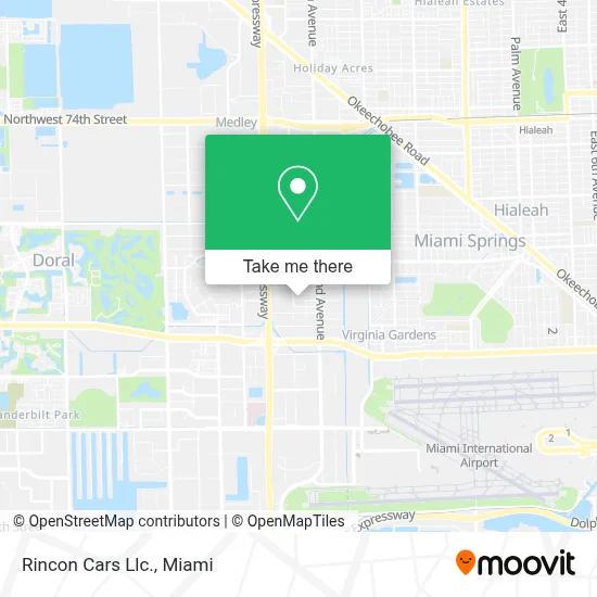 Rincon Cars Llc. map