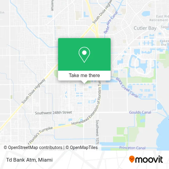 Td Bank Atm map