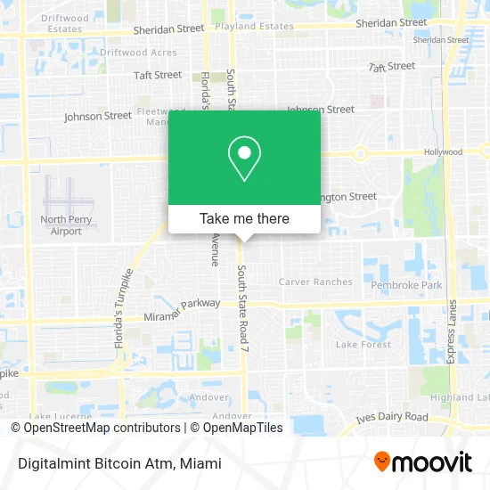 Digitalmint Bitcoin Atm map