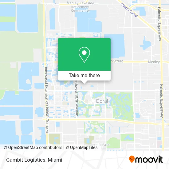 Gambit Logistics map