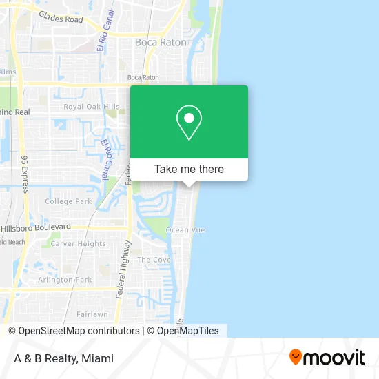 A & B Realty map