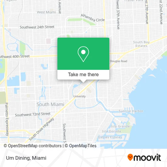 Um Dining map