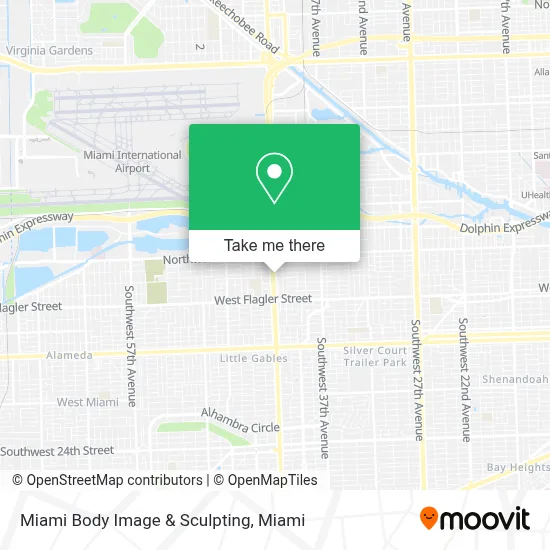 Miami Body Image & Sculpting map
