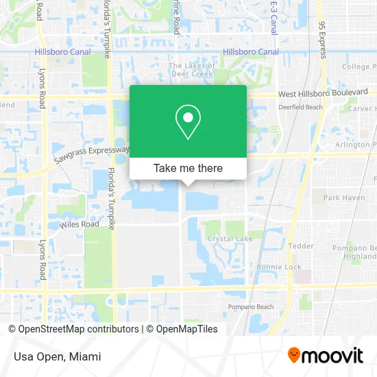 Usa Open map