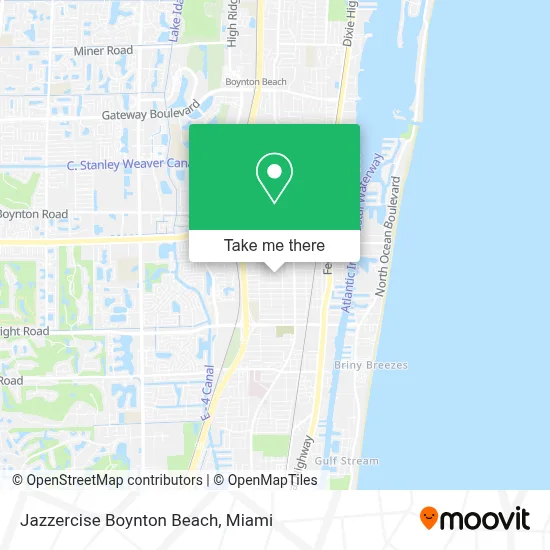 Jazzercise Boynton Beach map