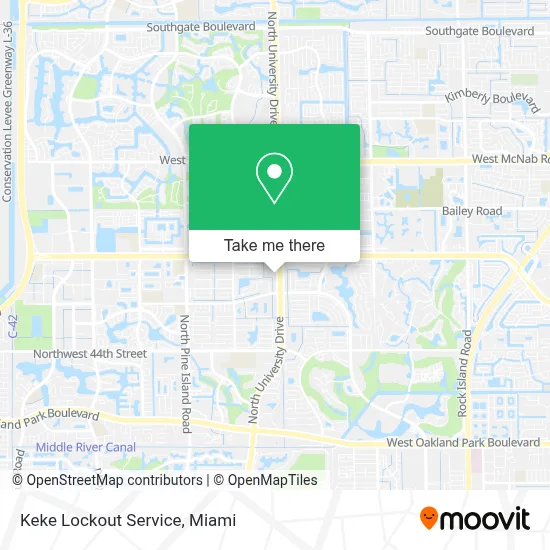 Keke Lockout Service map