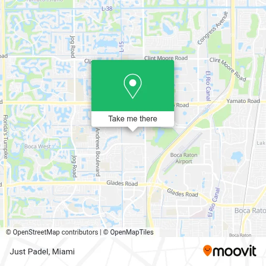 Just Padel map