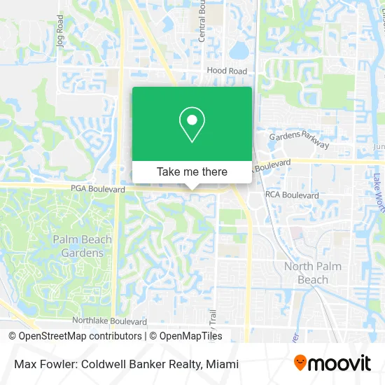 Max Fowler: Coldwell Banker Realty map
