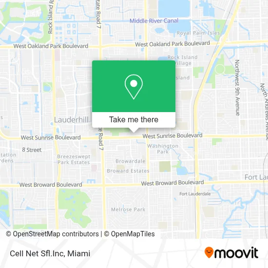Cell Net Sfl.Inc map