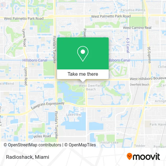 Radioshack map