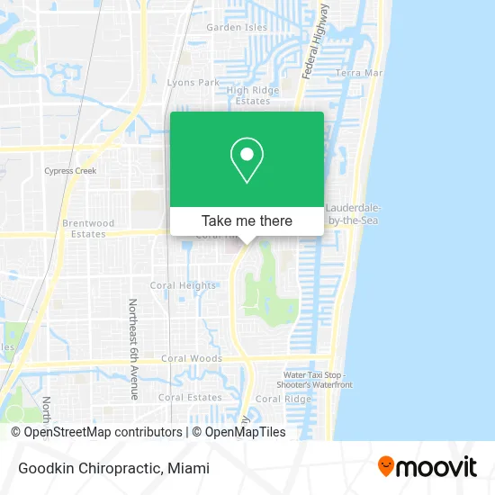 Goodkin Chiropractic map