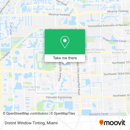 Distint Window Tinting map