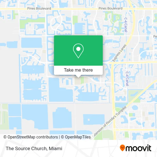 The Source Church map