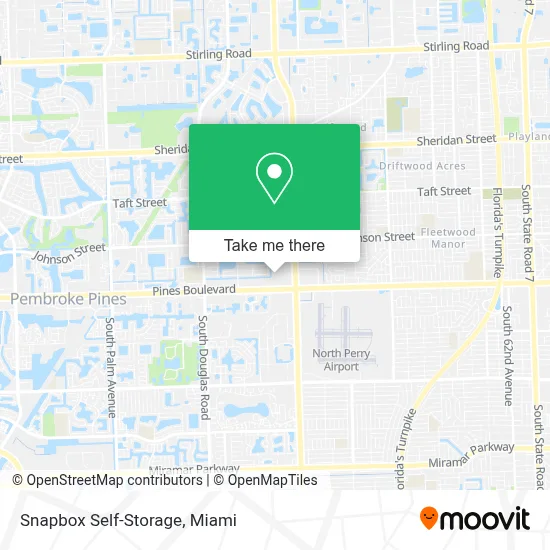 Snapbox Self-Storage map