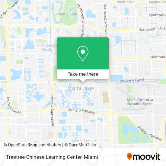Treetree Chinese Learning Center map