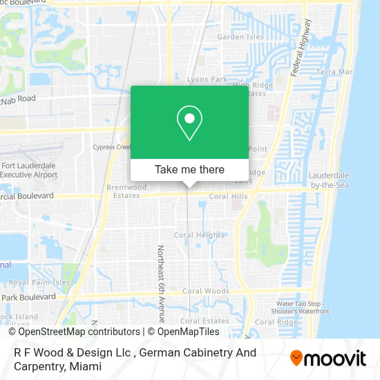 R F Wood & Design Llc , German Cabinetry And Carpentry map