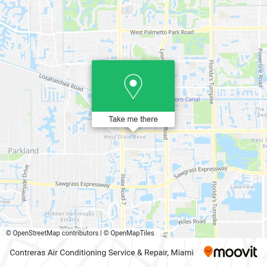 Contreras Air Conditioning Service & Repair map