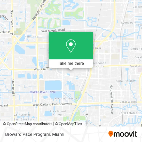 Broward Pace Program map