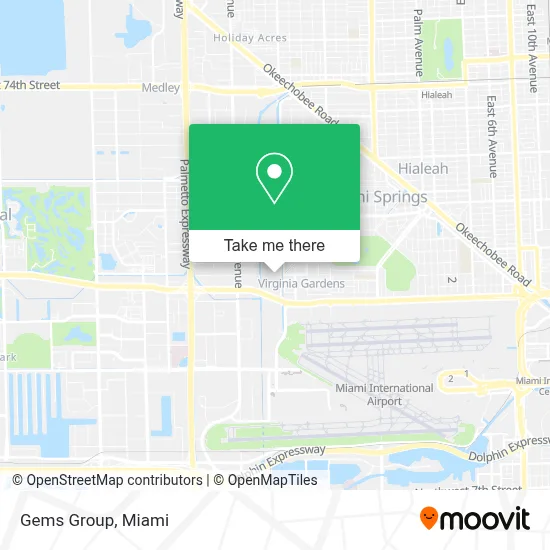 Gems Group map