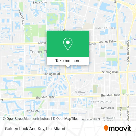 Golden Lock And Key, Llc map