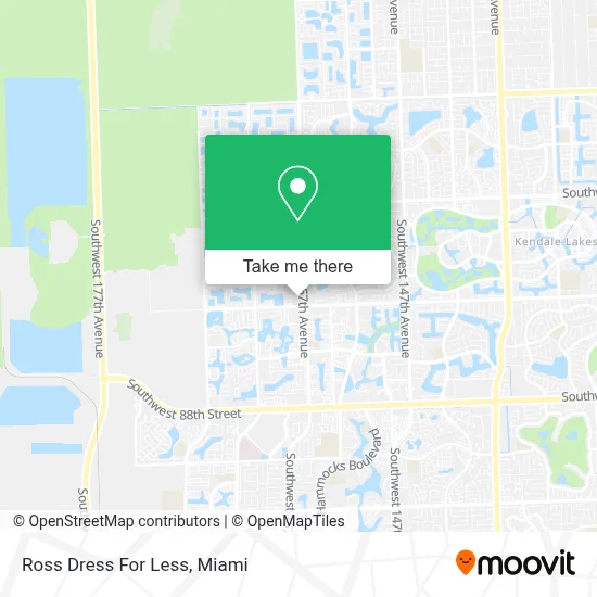 Ross Dress For Less map
