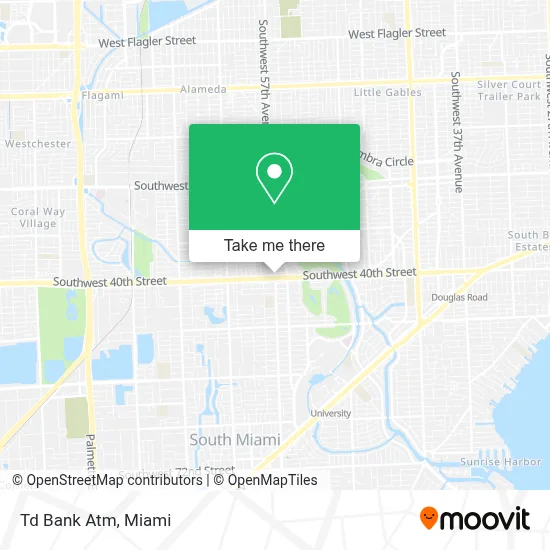 Td Bank Atm map