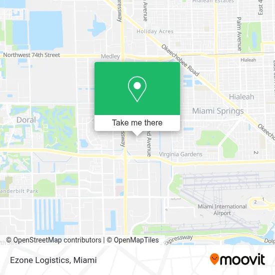 Ezone Logistics map