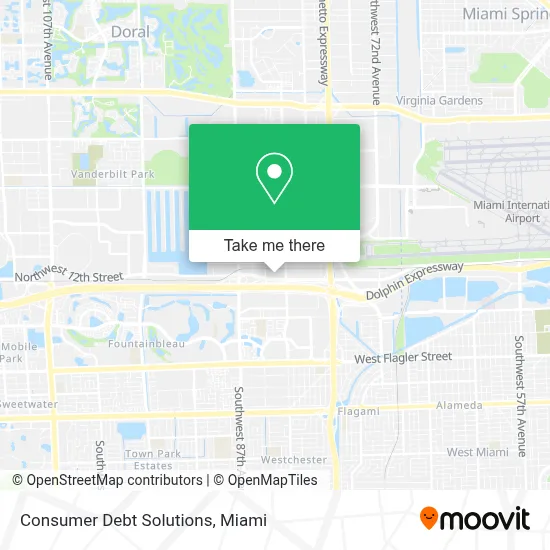 Consumer Debt Solutions map