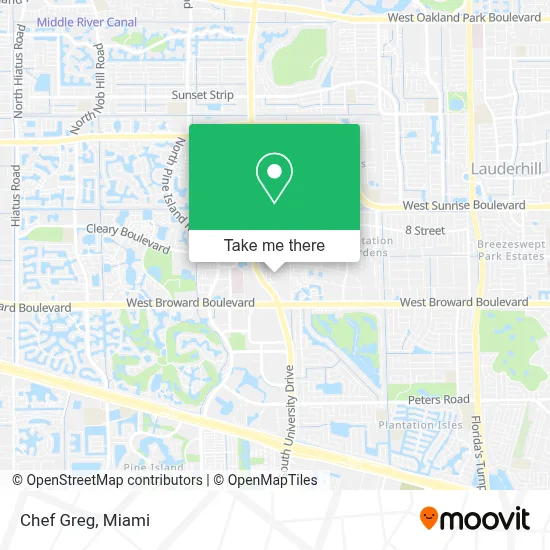 Chef Greg map