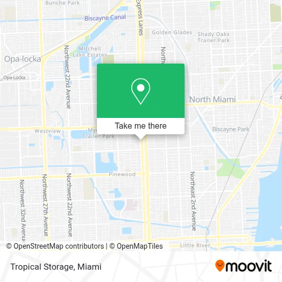 Tropical Storage map