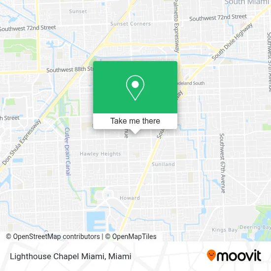 Lighthouse Chapel Miami map