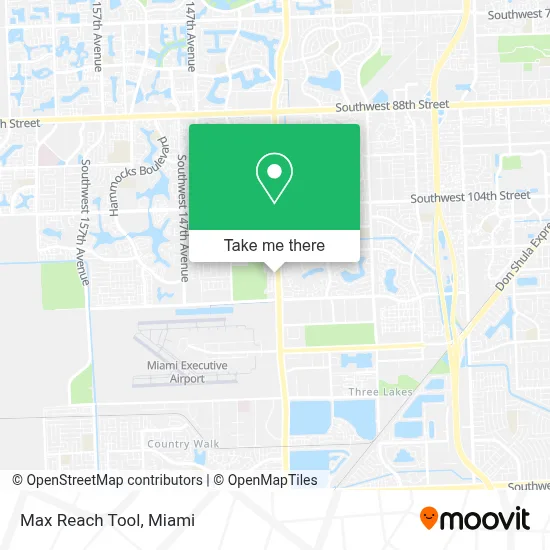 Max Reach Tool map