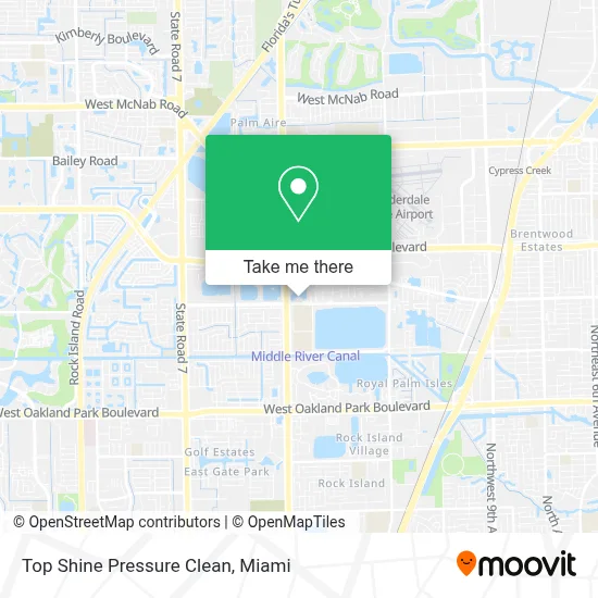 Top Shine Pressure Clean map