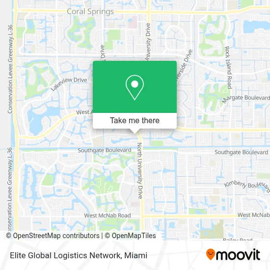 Elite Global Logistics Network map