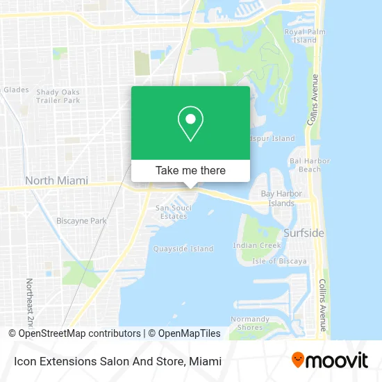 Icon Extensions Salon And Store map