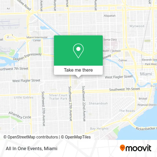All In One Events map