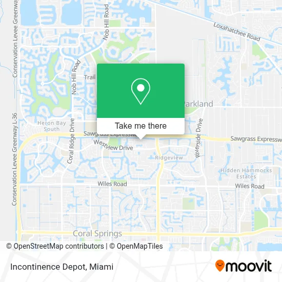 Incontinence Depot map