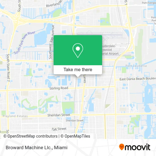 Broward Machine Llc. map