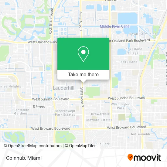 Coinhub map