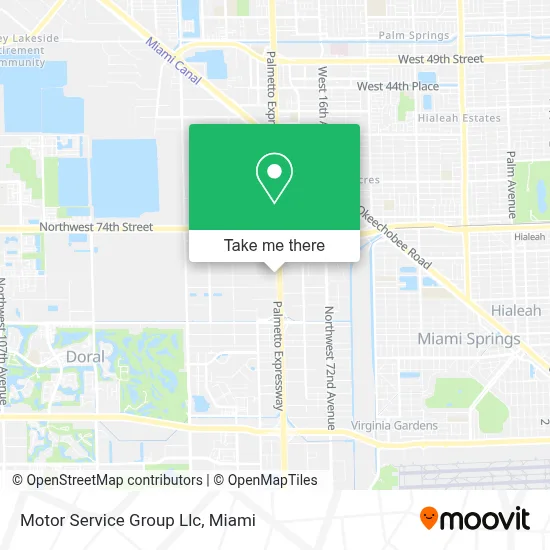 Motor Service Group Llc map