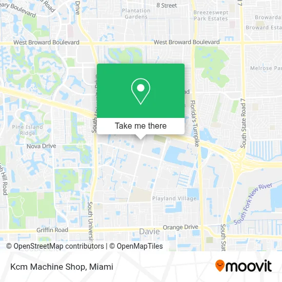 Kcm Machine Shop map