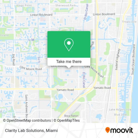 Clarity Lab Solutions map