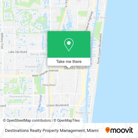 Destinations Realty Property Management map