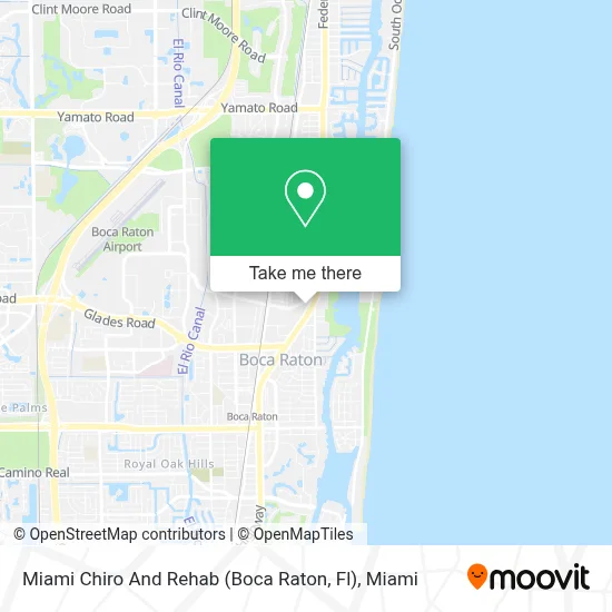 Miami Chiro And Rehab (Boca Raton, Fl) map