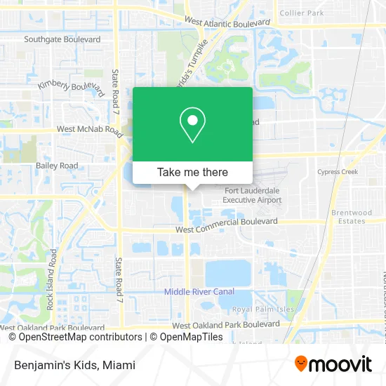 Benjamin's Kids map