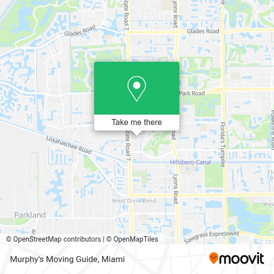 Murphy's Moving Guide map