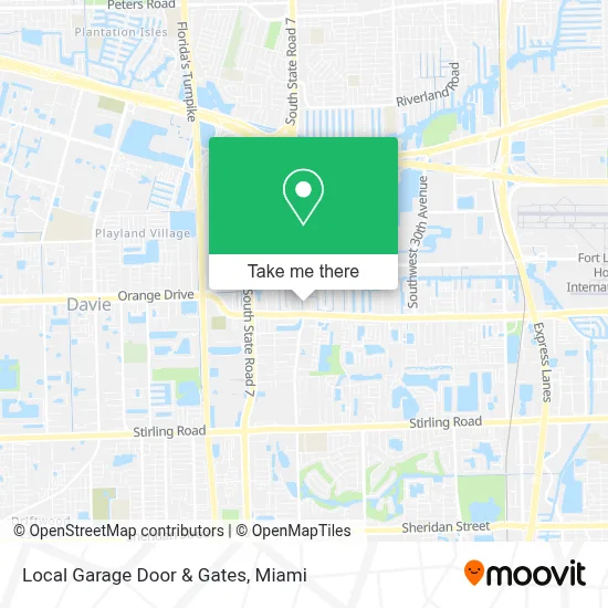Local Garage Door & Gates map